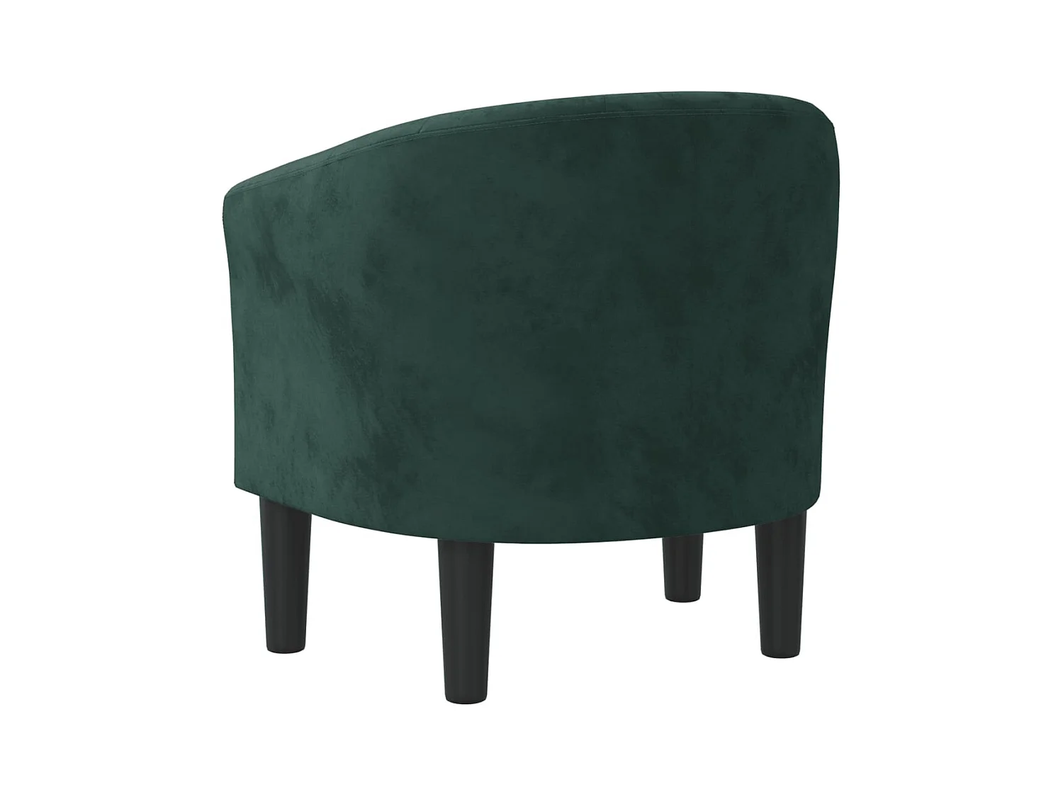 Fauteuil de Salon-Chaise cabriolet de massage vert foncé velours SHL3714