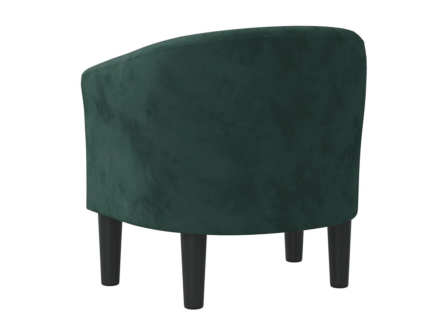 Sillón de salón | Silla de relax | Sillón de terciopelo verde oscuro SHL5292