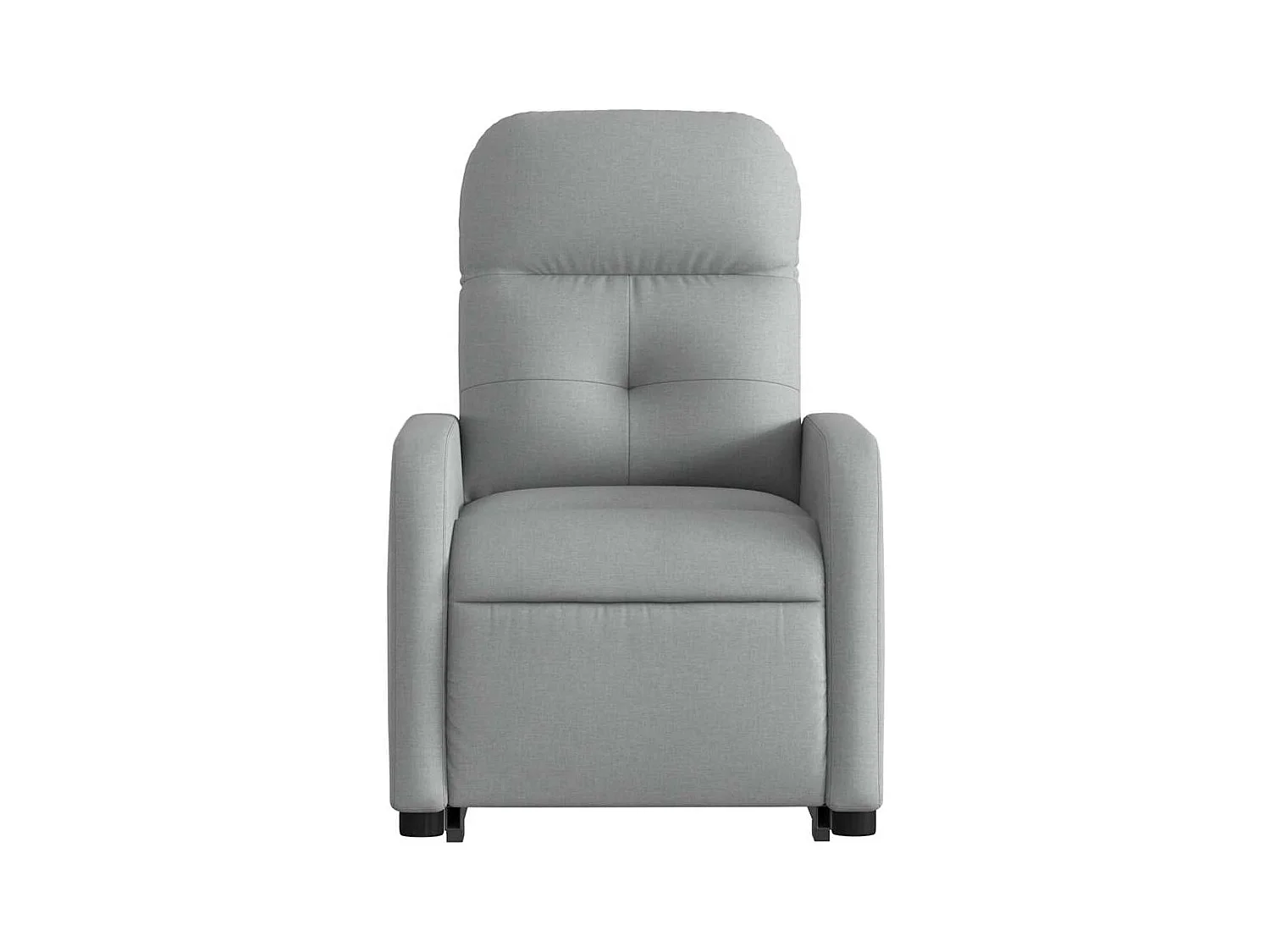 Sillón de relax | Silla | Sillón reclinable elevable de tela gris claro SHL6155