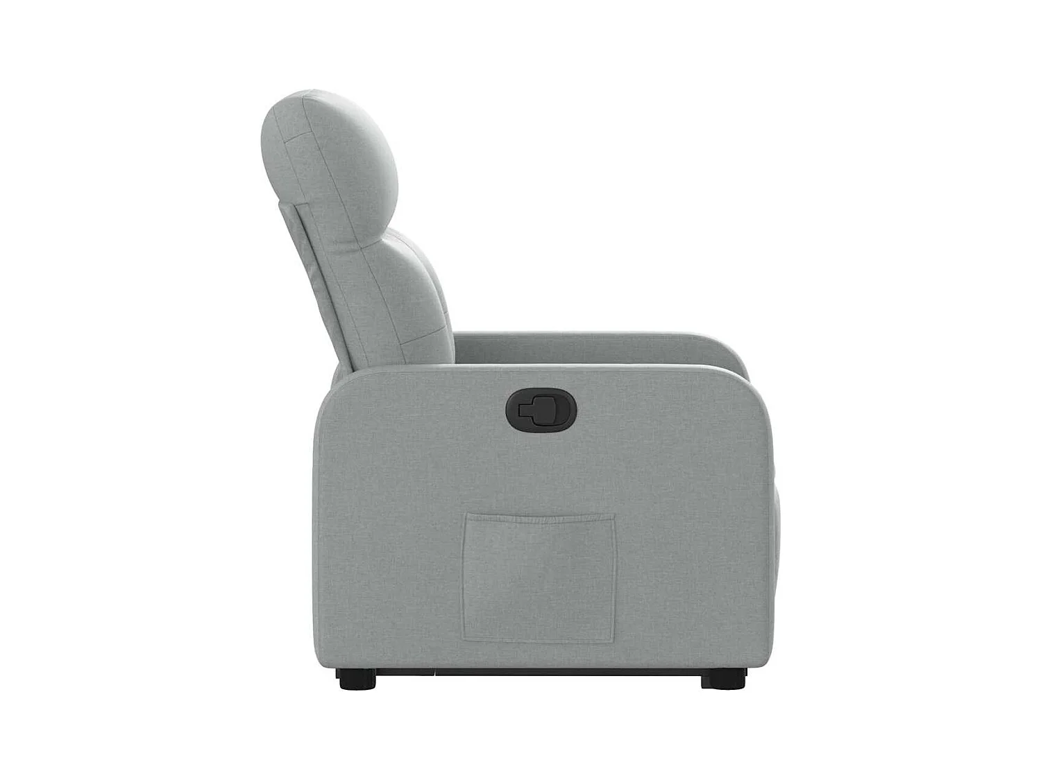 Sillón de relax | Silla | Sillón reclinable elevable de tela gris claro SHL6155