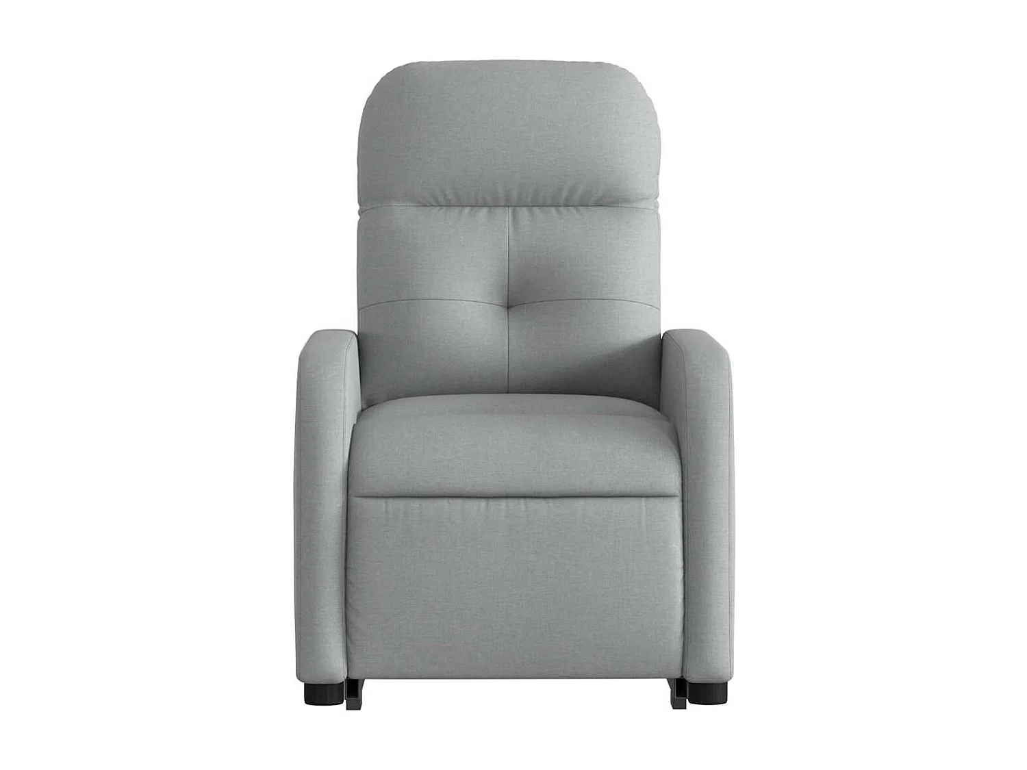 Fauteuil inclinable-Chaise de relax-Fauteuil TV Gris clair Tissu SHL1597