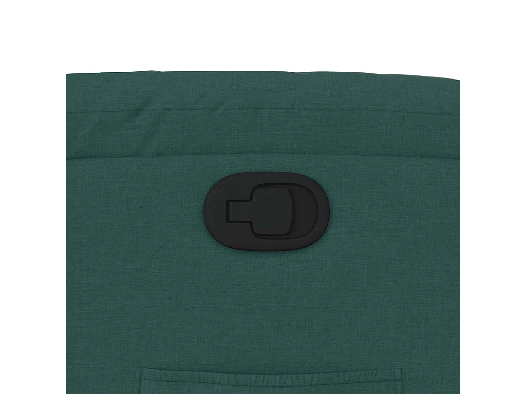 Sillón de relax | Silla | Sillón reclinable de tela verde oscuro SHL8204