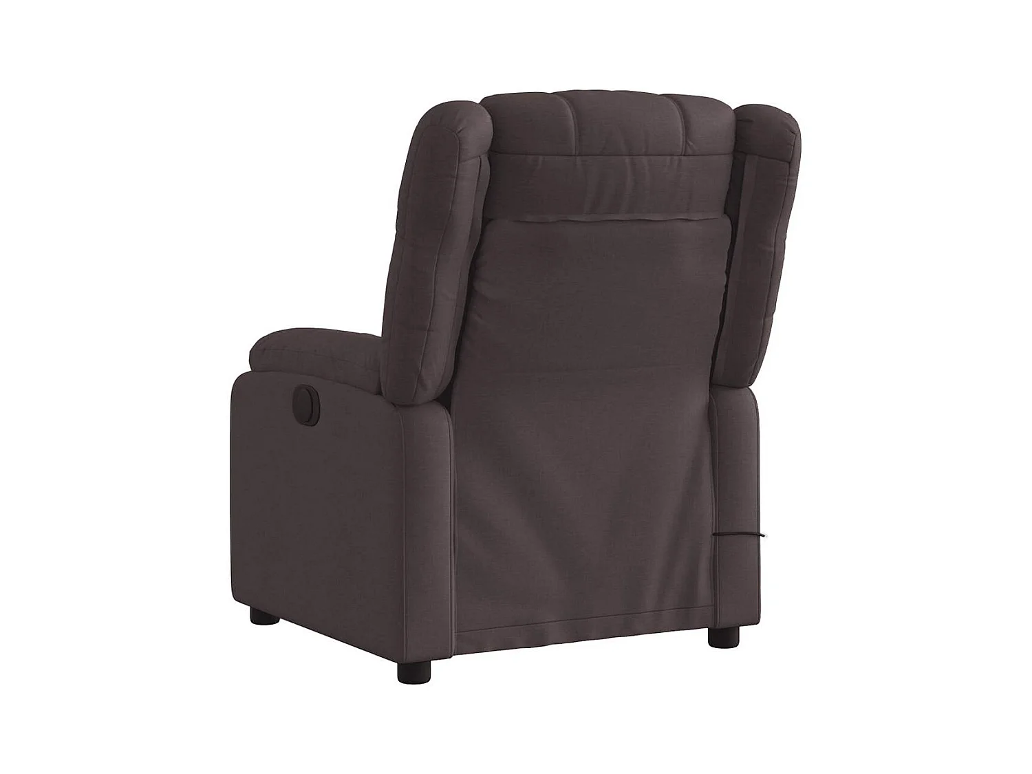 Sillón de salón | Silla | Sillón de masaje reclinable de tela marrón oscuro SHL7443