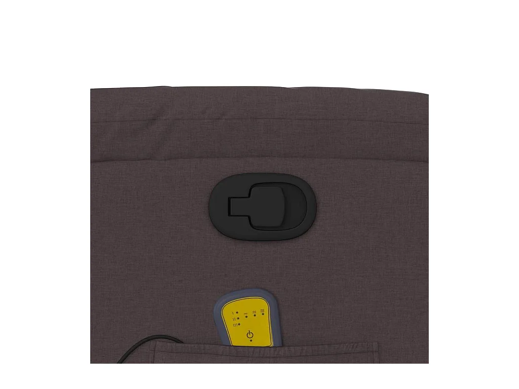 Sillón de salón | Silla | Sillón de masaje reclinable de tela marrón oscuro SHL7443