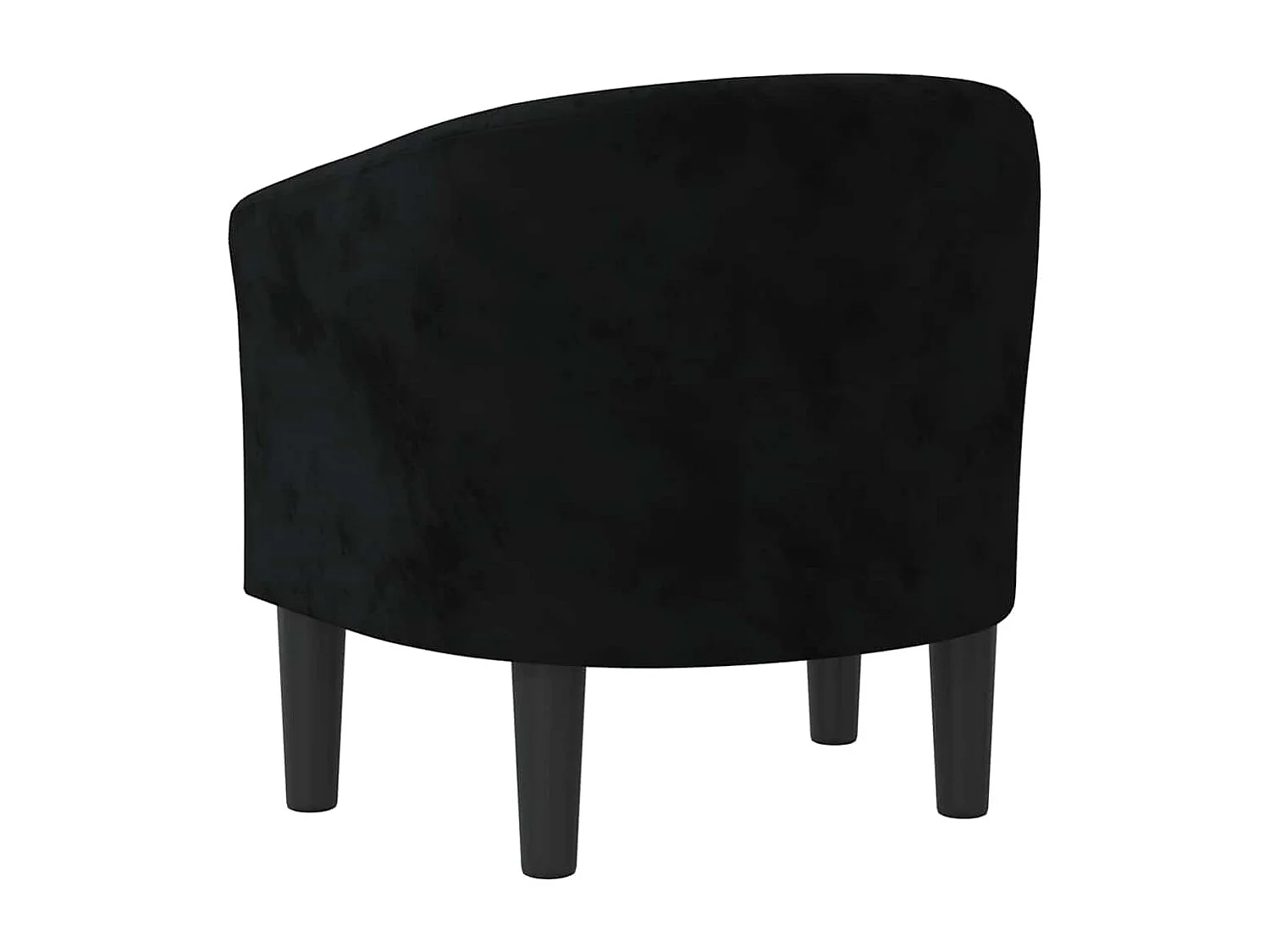 Relaxsessel | Clubsessel Schwarz Samt SHL64805