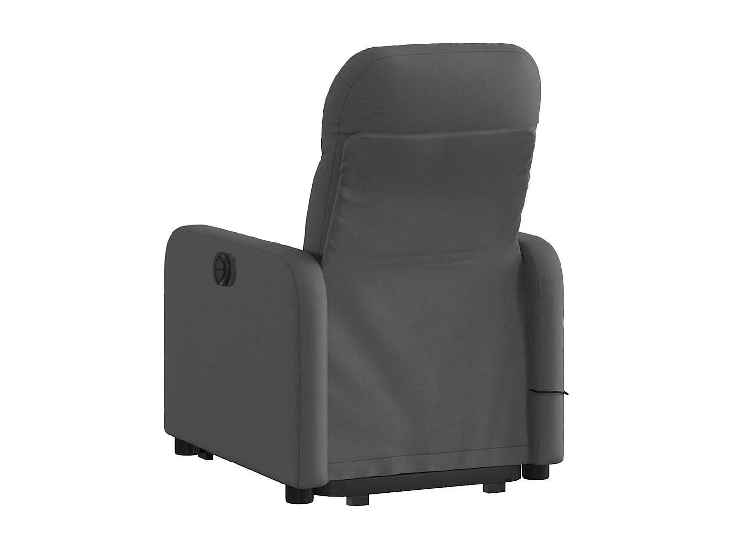 Silla de masaje reclinable de pie de tela gris oscuro SHL7901