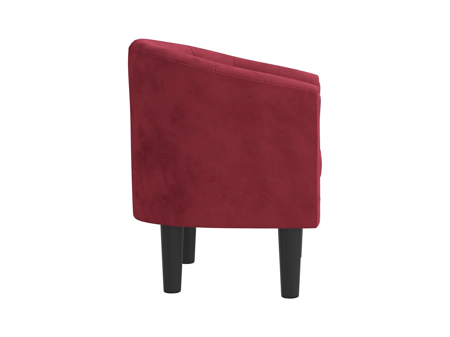 Poltrona | Cadeira Relax | Poltrona Confortável para Sala veludo vermelho tinto SHL554106