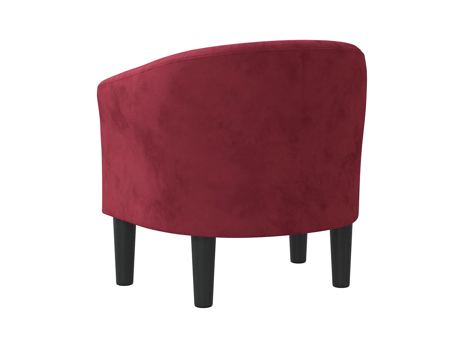 Poltrona | Cadeira Relax | Poltrona Confortável para Sala veludo vermelho tinto SHL554106