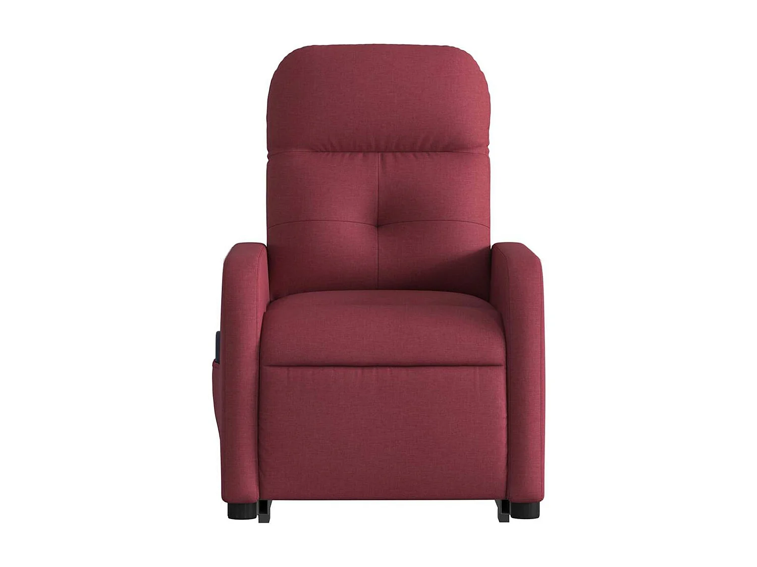 Sillón de salón | Silla | Sillón de masaje elevable eléctrico tela rojo tinto SHL3732