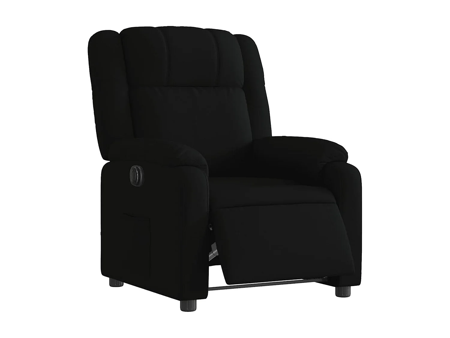 Fauteuil inclinable électrique-Chaise de relax-Fauteuil salon Noir Tissu SHL2228