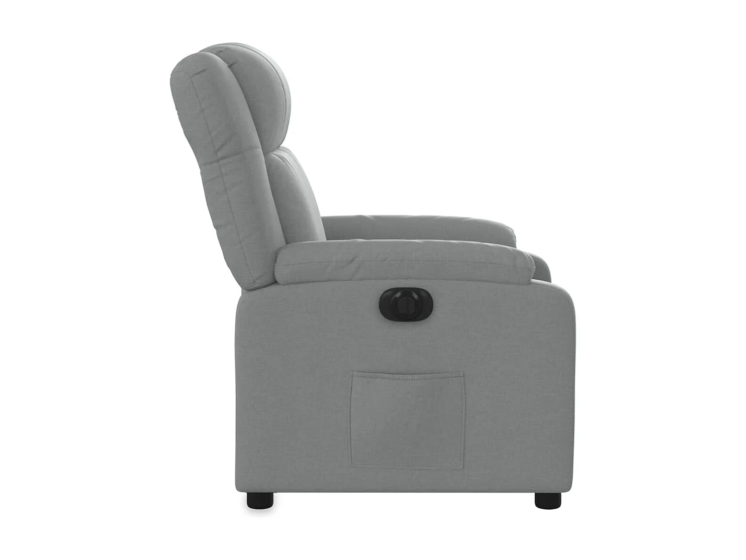 Fauteuil inclinable électrique-Chaise de relax-Fauteuil salon Gris clair Tissu SHL1613