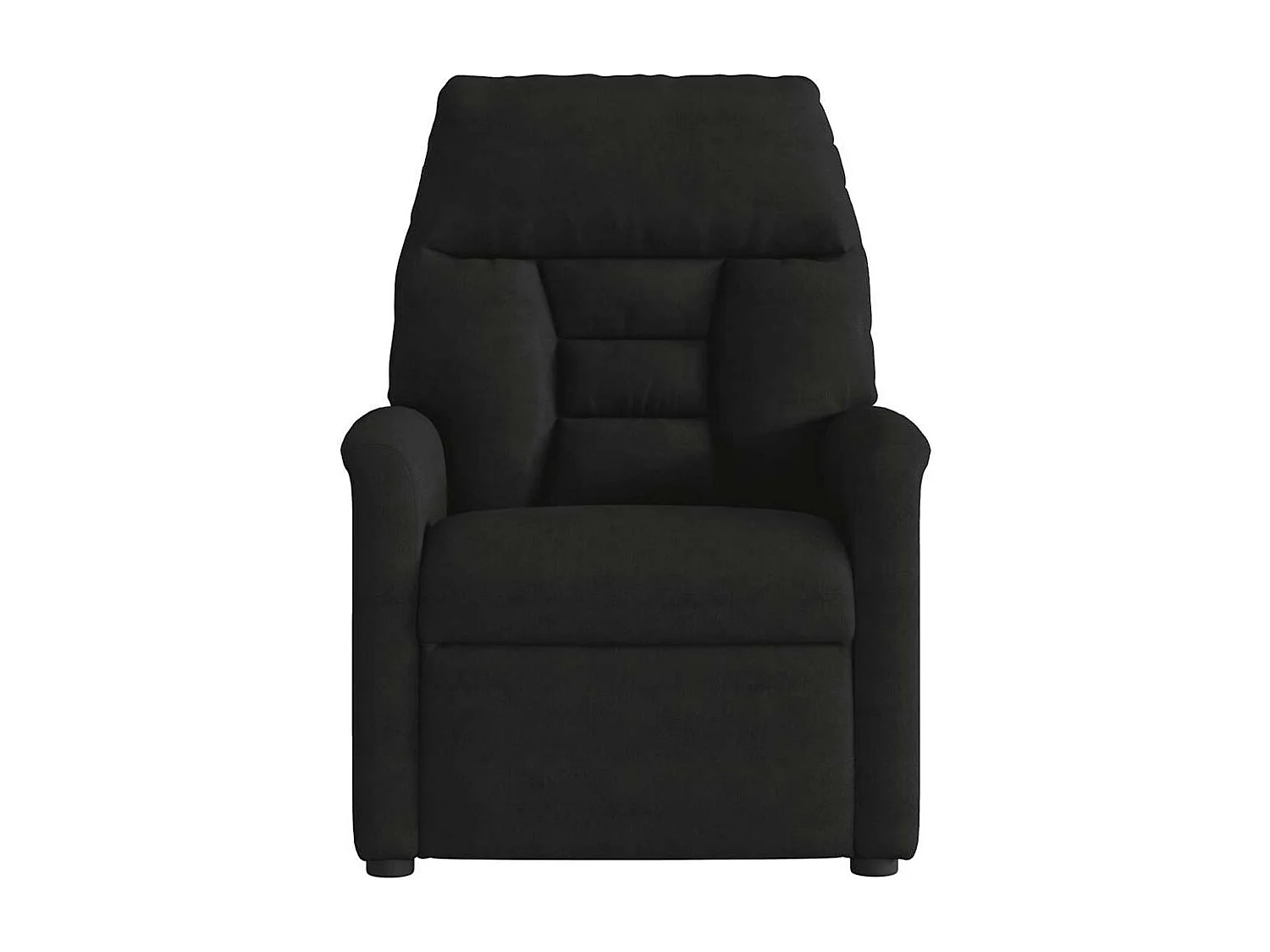 Poltrona Reclinável | Poltrona Confortável Relax tecido de microfibra preto SHL266328