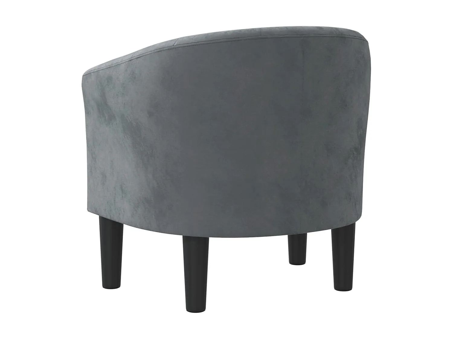 Relaxsessel | Clubsessel Dunkelgrau Samt SHL35759