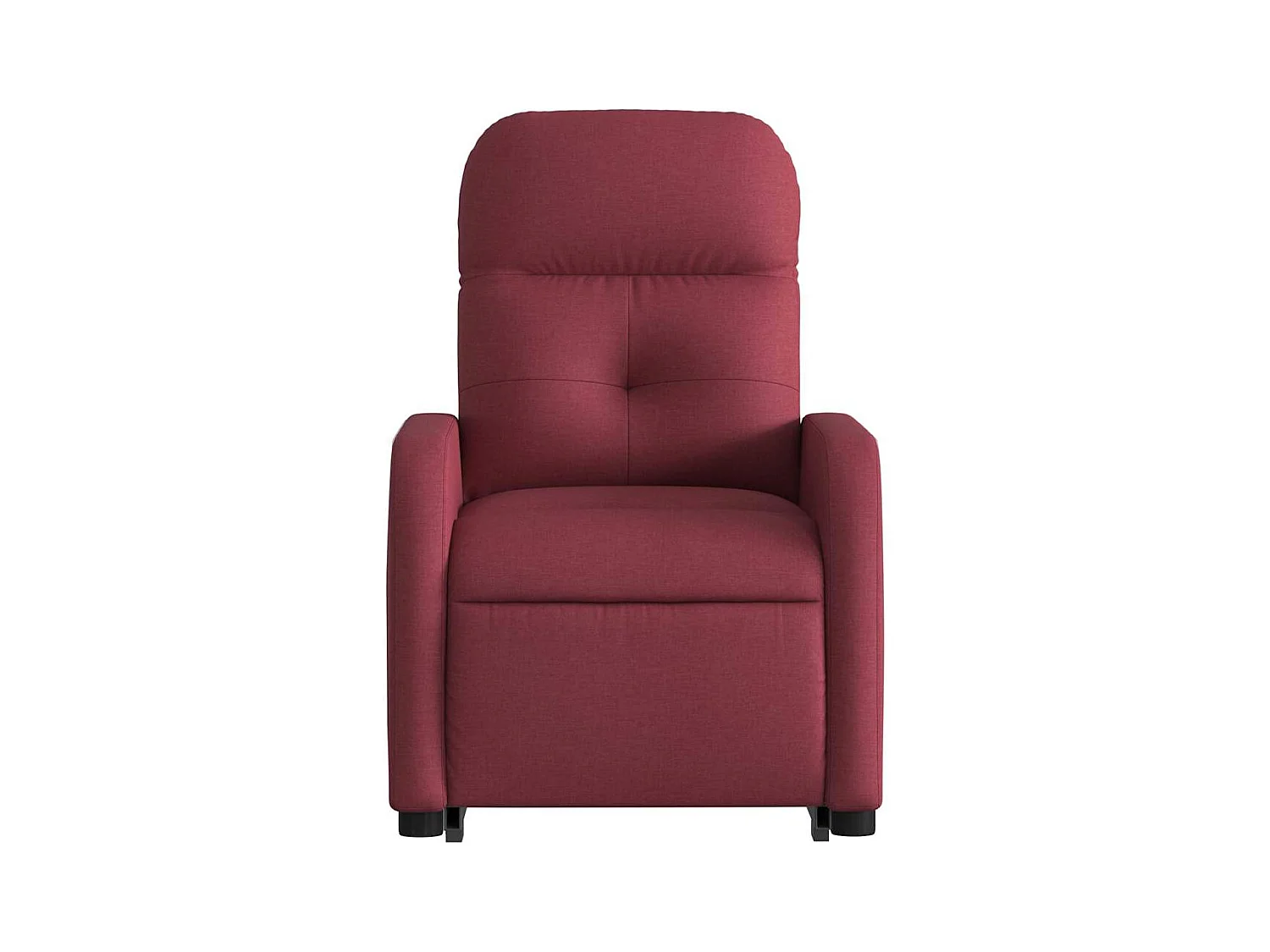 Silla de relax | Sillón eléctrico reclinable elevable de tela rojo tinto SHL9838