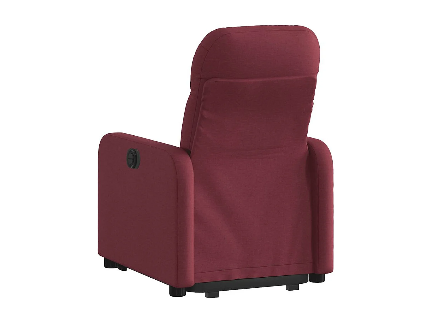 Fauteuil inclinable électrique-Chaise de relax-Fauteuil TV rouge bordeaux tissu SHL4430