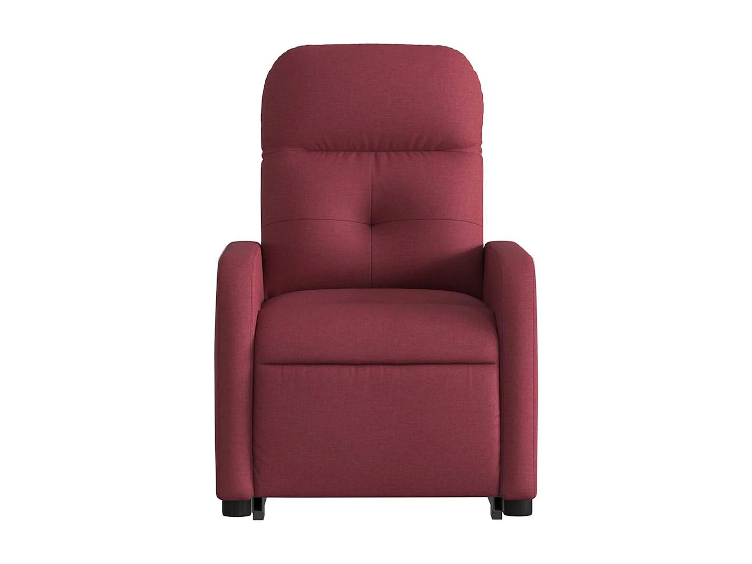 Fauteuil inclinable électrique-Chaise de relax-Fauteuil TV rouge bordeaux tissu SHL4430