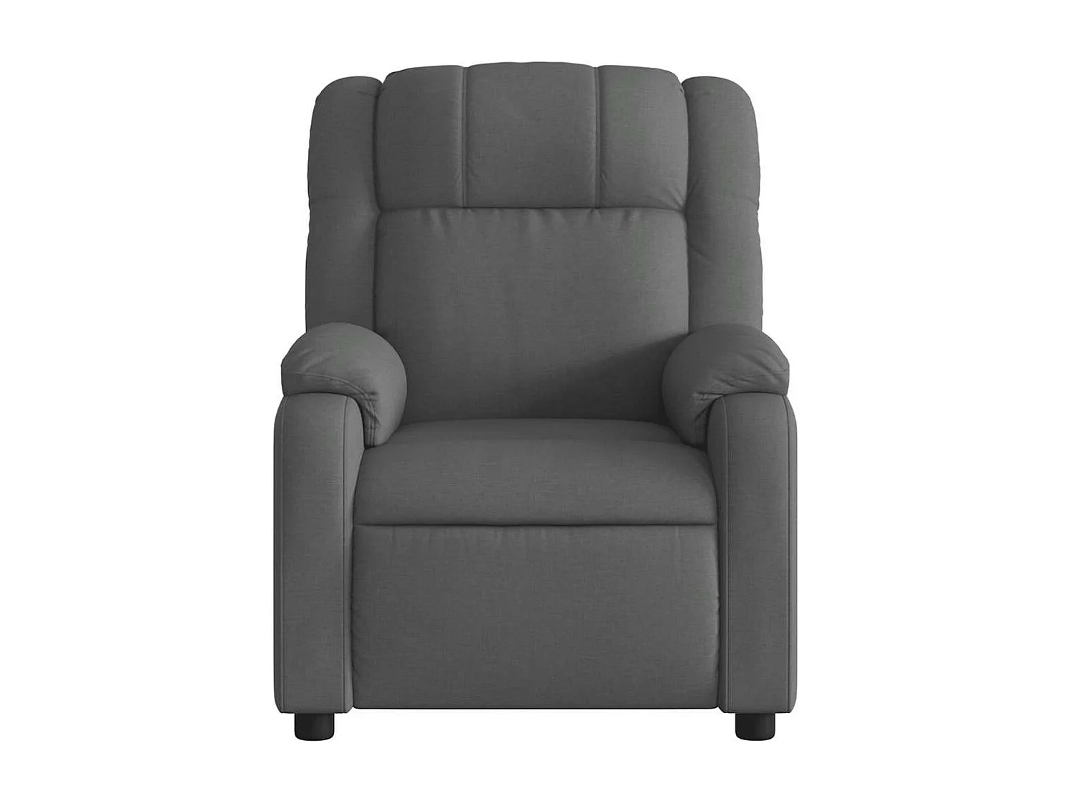 Fauteuil inclinable-Chaise de relax-Fauteuil de Massage Gris foncé Tissu SHL2385