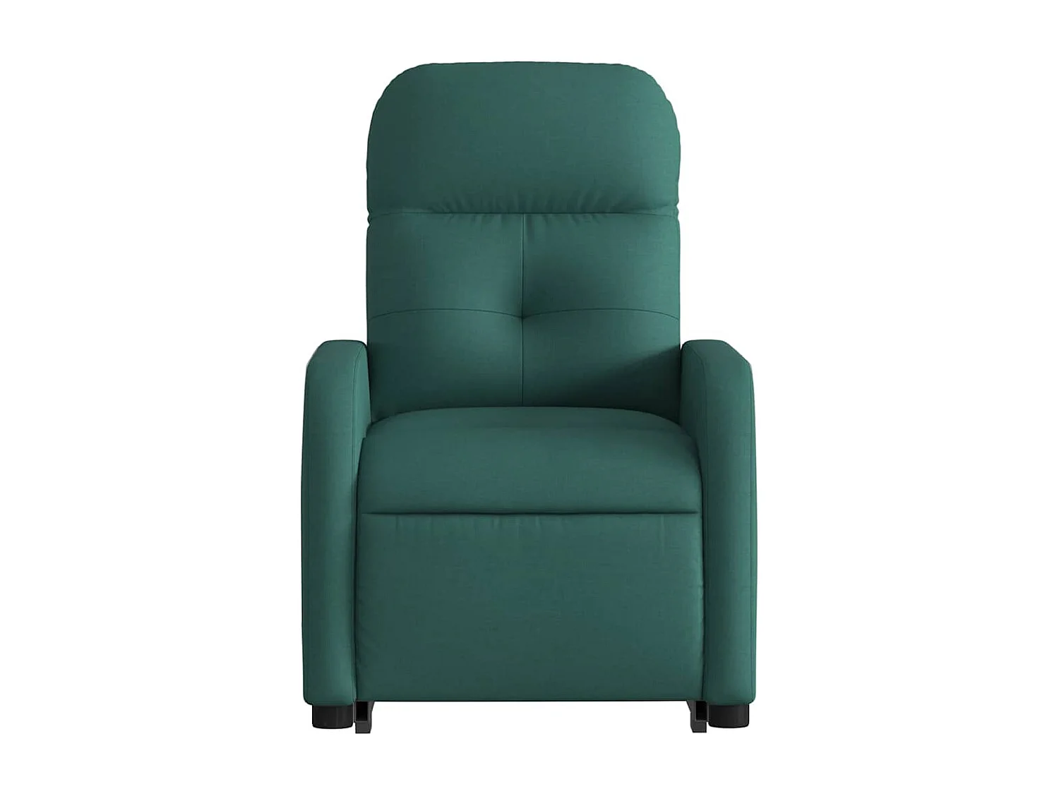 Fauteuil inclinable-Chaise de relax-Fauteuil TV vert foncé tissu SHL4609