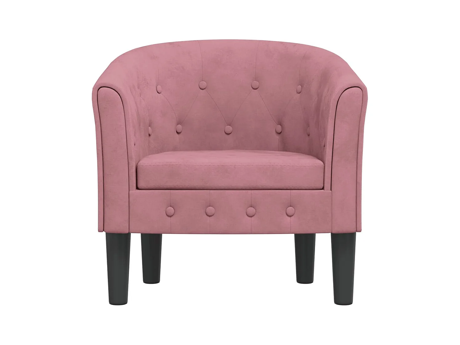 Poltrona | Cadeira Relax | Poltrona Confortável para Sala veludo rosa SHL993222