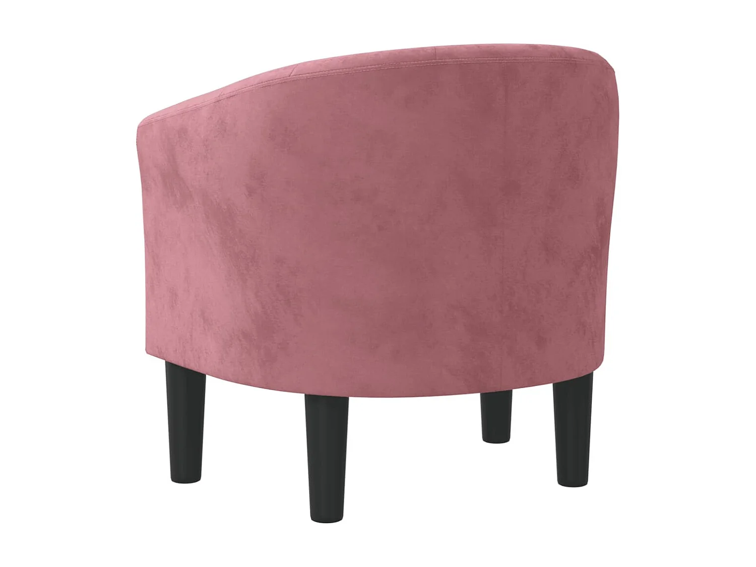 Fauteuil de salon-Fauteuil relax rose velours SHL3447