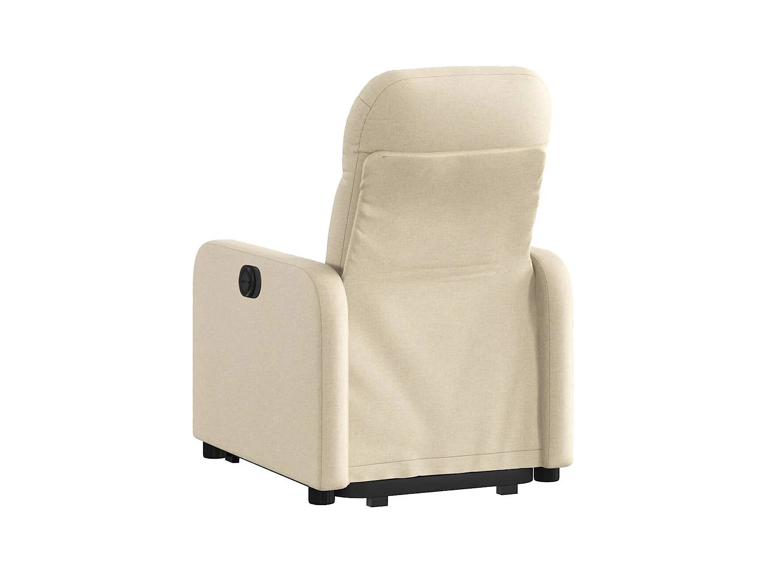 Silla de relax | Sillón eléctrico reclinable elevable de tela color crema SHL5775