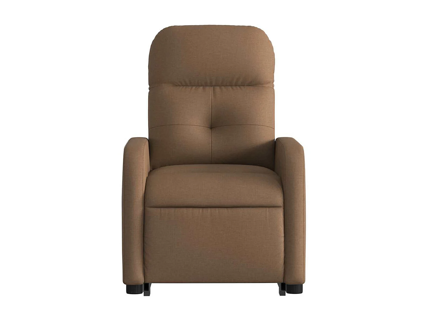 Silla de relax | Sillón eléctrico reclinable elevable de tela marrón SHL5778