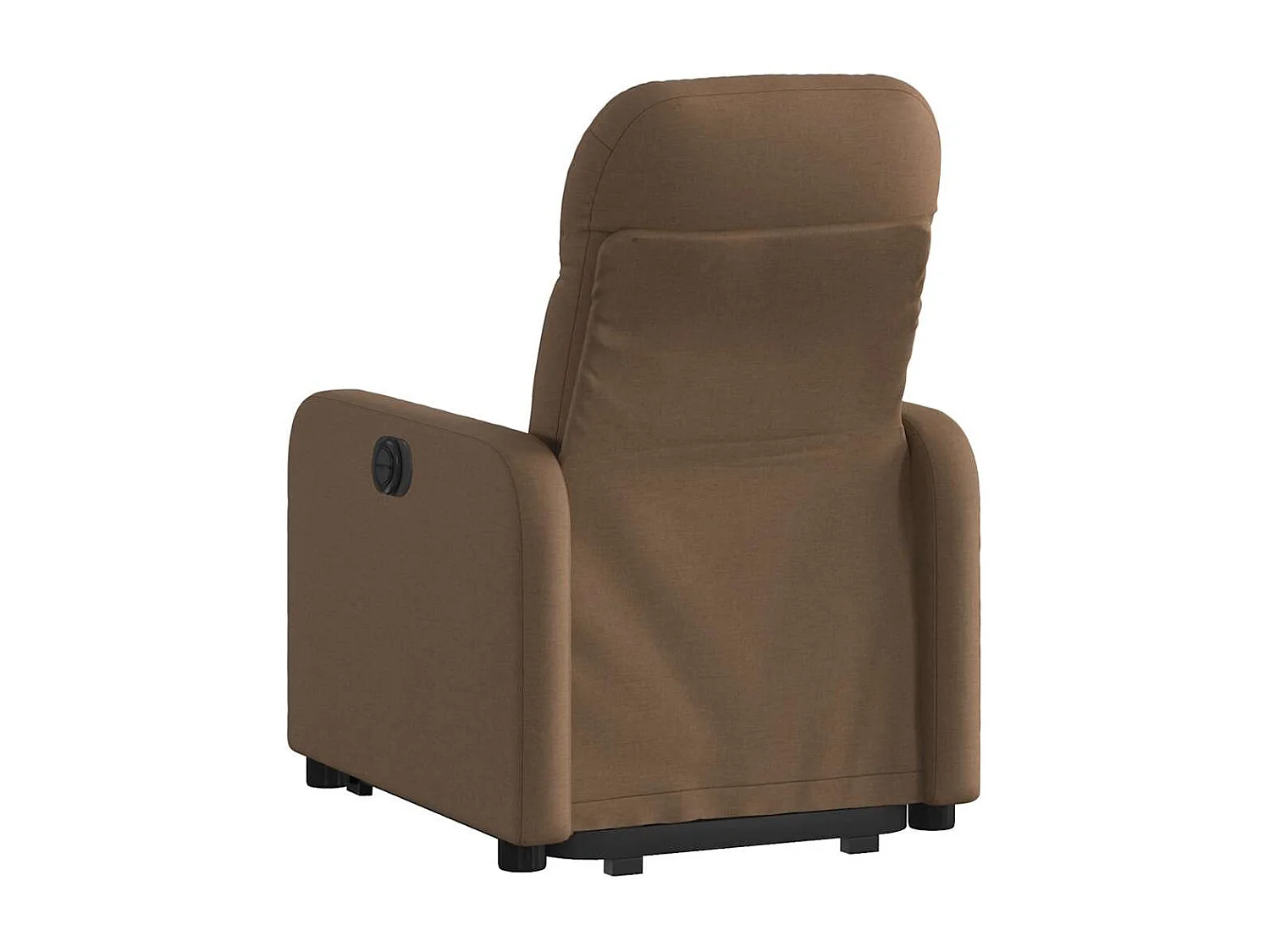 Fauteuil inclinable électrique-Chaise de relax-Fauteuil TV marron tissu SHL4708