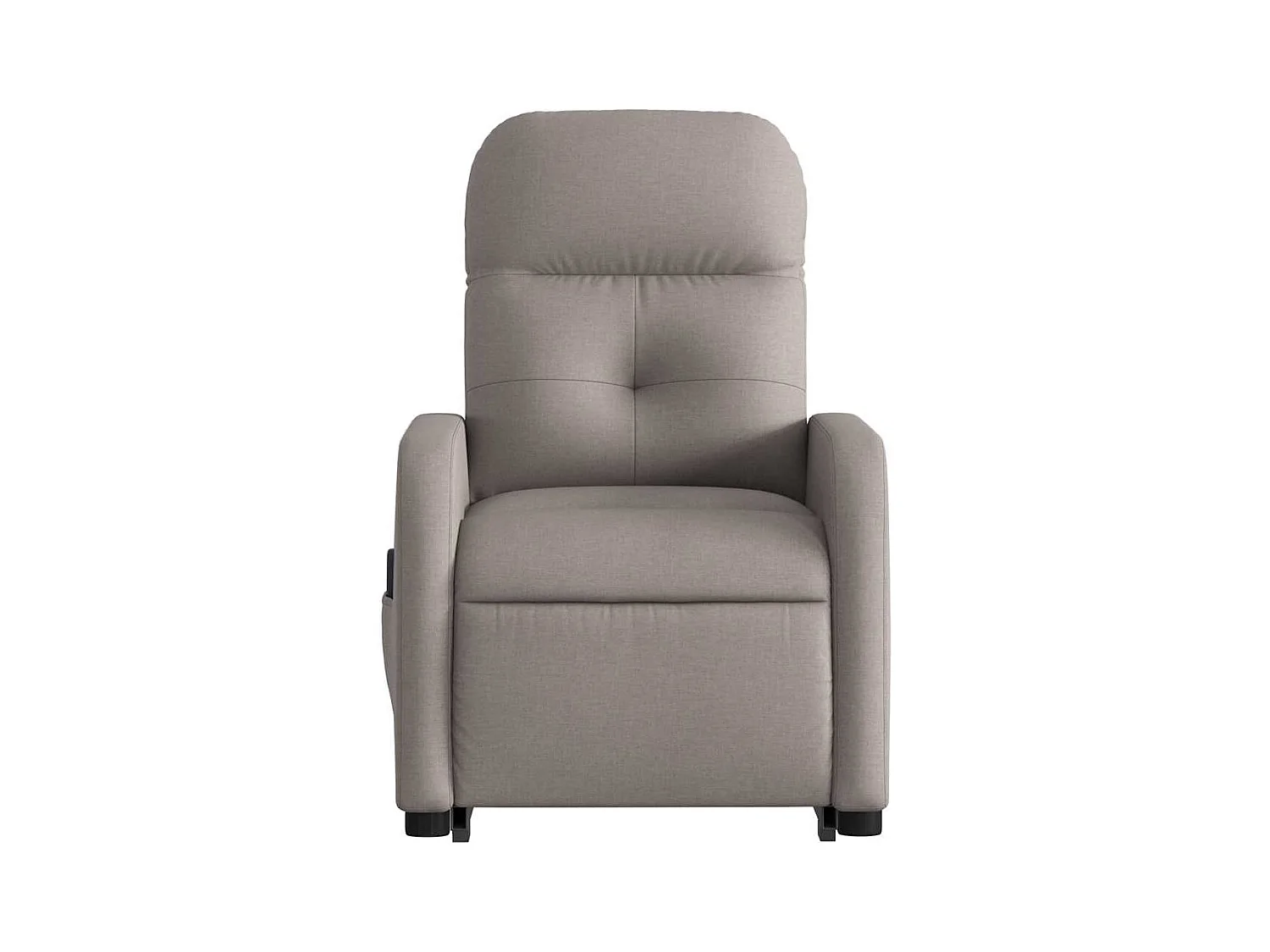 Sillón de relax | Sillón reclinable de masaje elevable tela gris taupé SHL4312