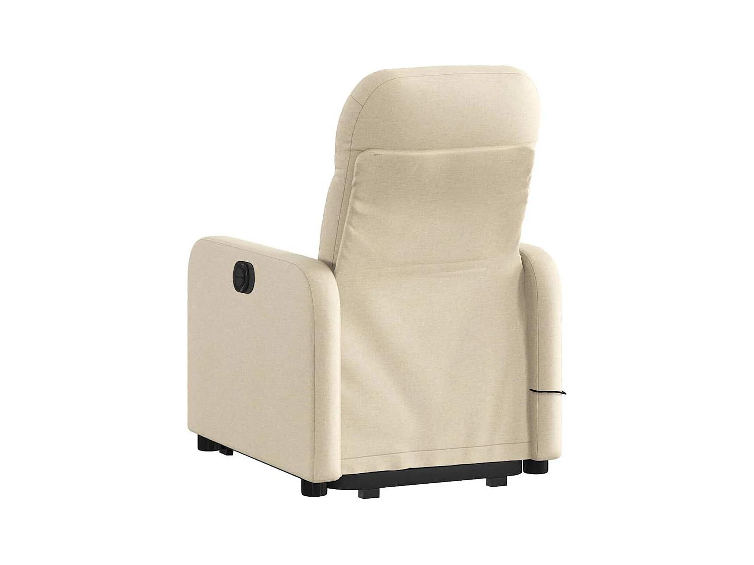 Poltrona elevatória de massagens tecido cor creme SHL422885