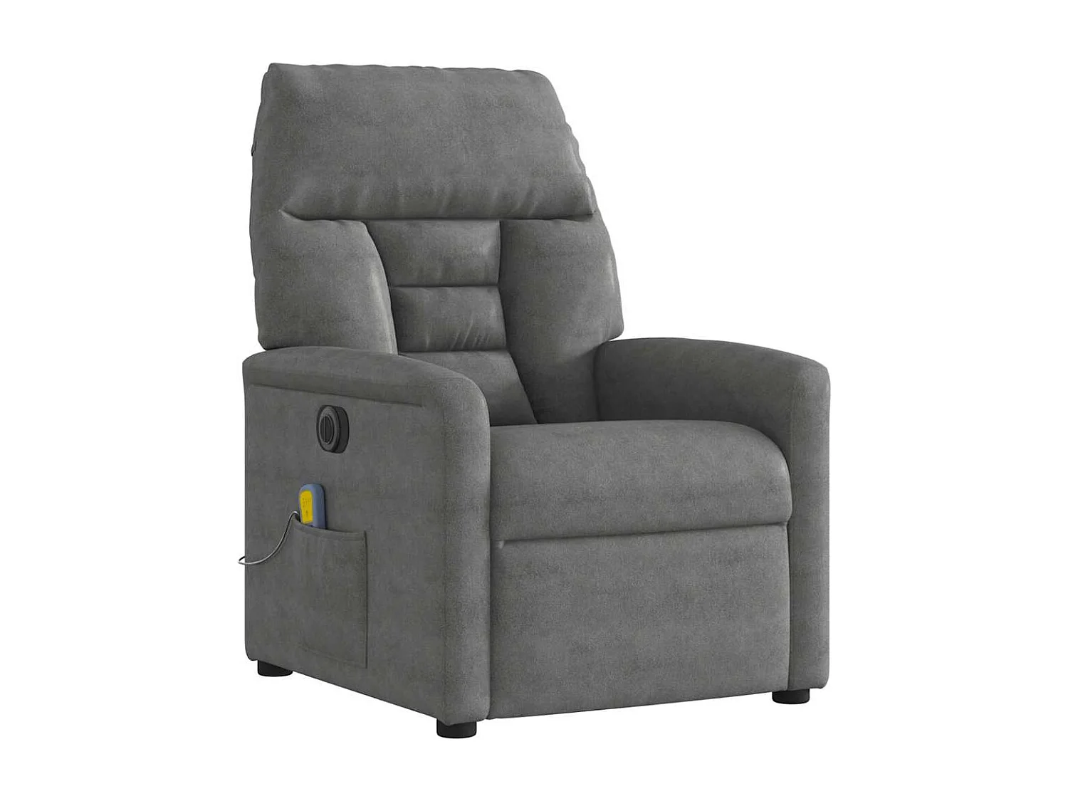 Fauteuil inclinable électrique-Chaise de relax-Fauteuil de Massage gris foncé SHL5067