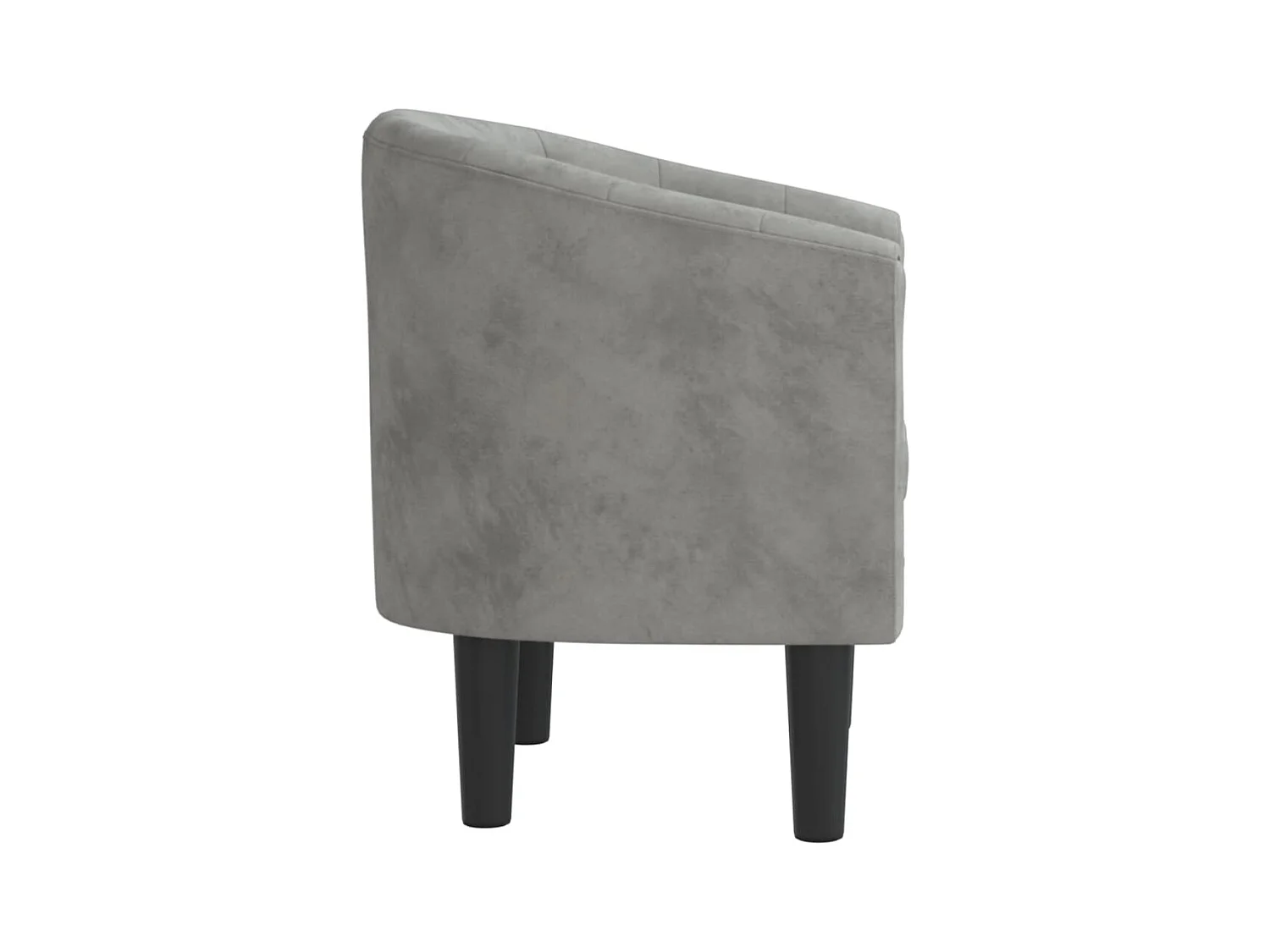 Poltrona | Cadeira Relax | Poltrona Confortável para Sala veludo cinzento-claro SHL390866