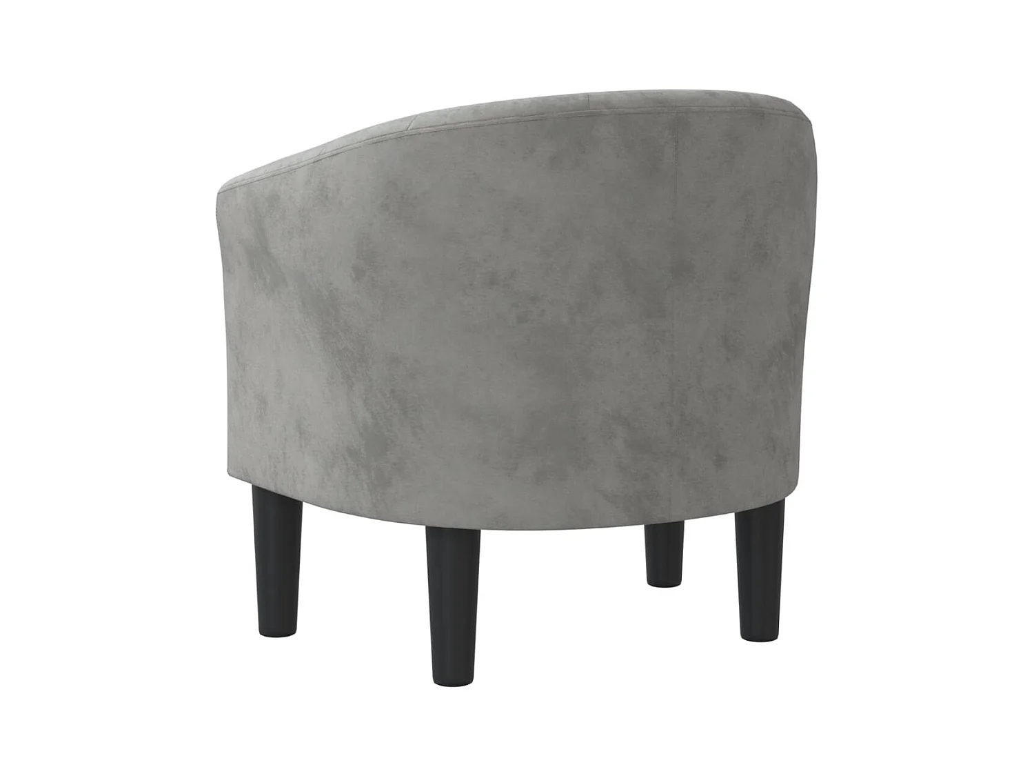 Sillón de salón | Silla de relax | Sillón de terciopelo gris claro SHL3525