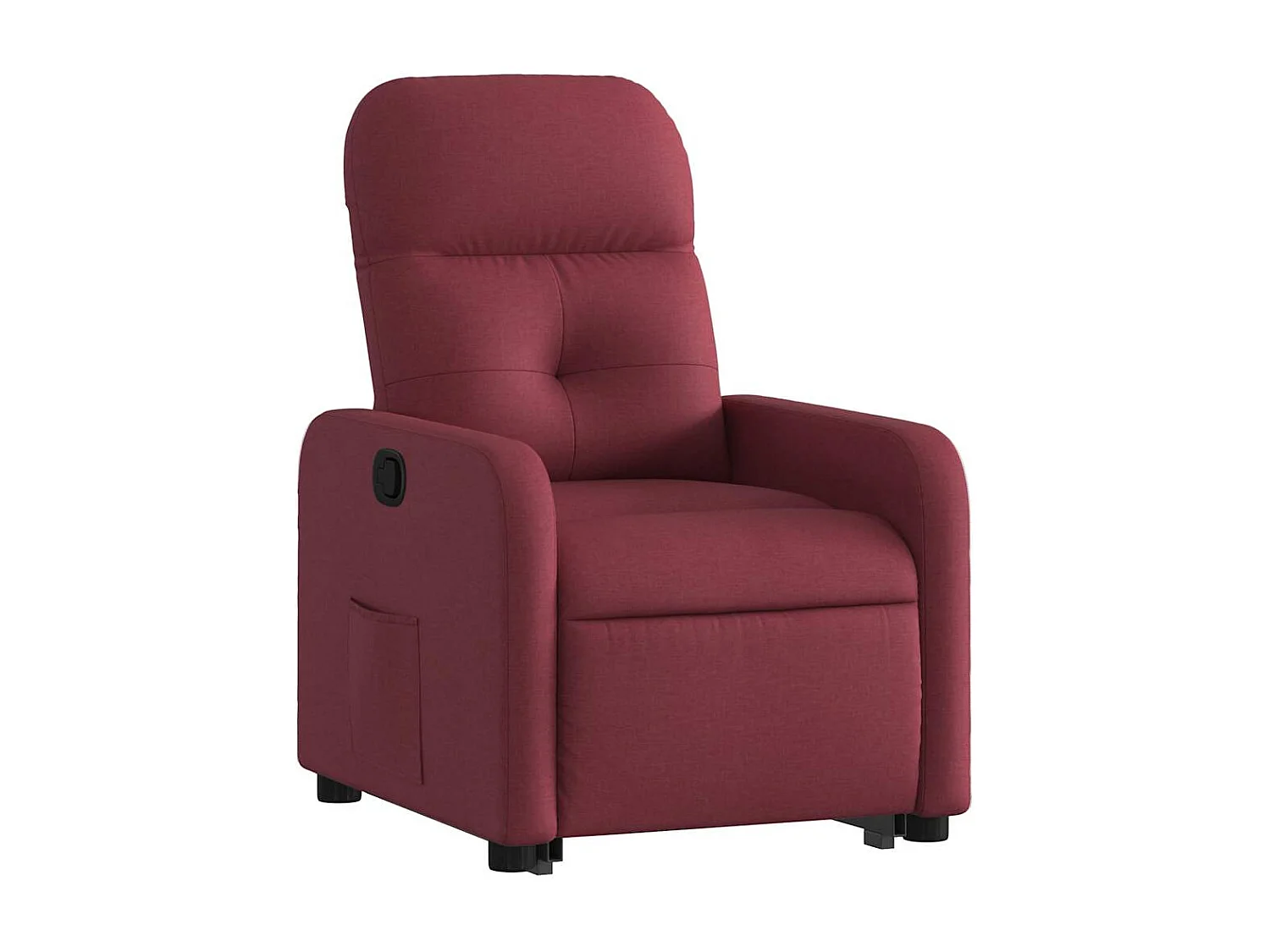 Fauteuil inclinable-Chaise de relax-Fauteuil TV rouge bordeaux tissu SHL2300