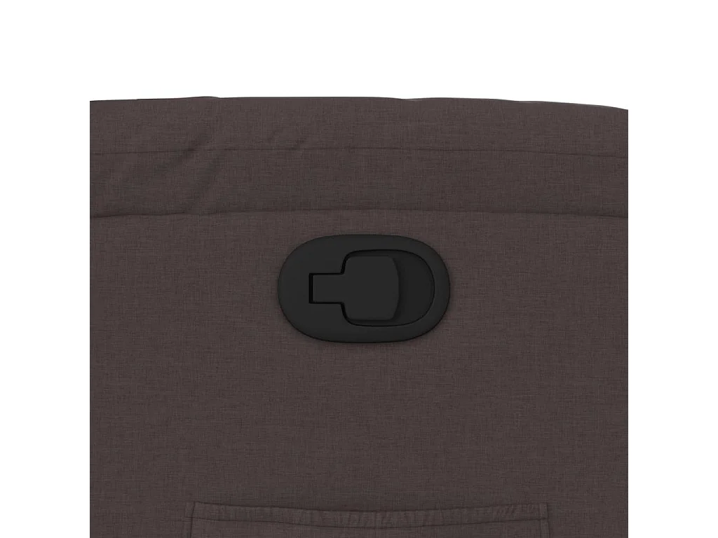 Sillón de relax | Silla | Sillón reclinable de tela marrón oscuro SHL2178
