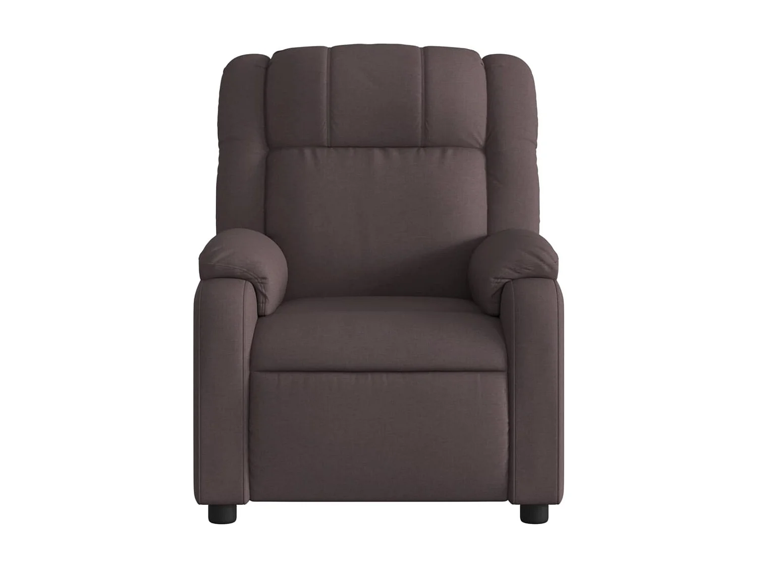 Relaxsessel | Lounge Sessel für Wohnzimmer Dunkelbraun Stoff SHL86920