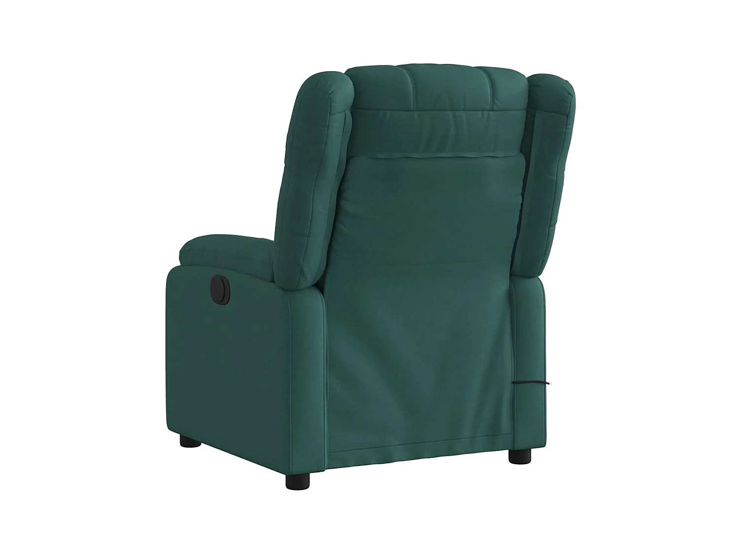 Fauteuil inclinable-Chaise de relax-Fauteuil de Massage Vert foncé Tissu SHL2521