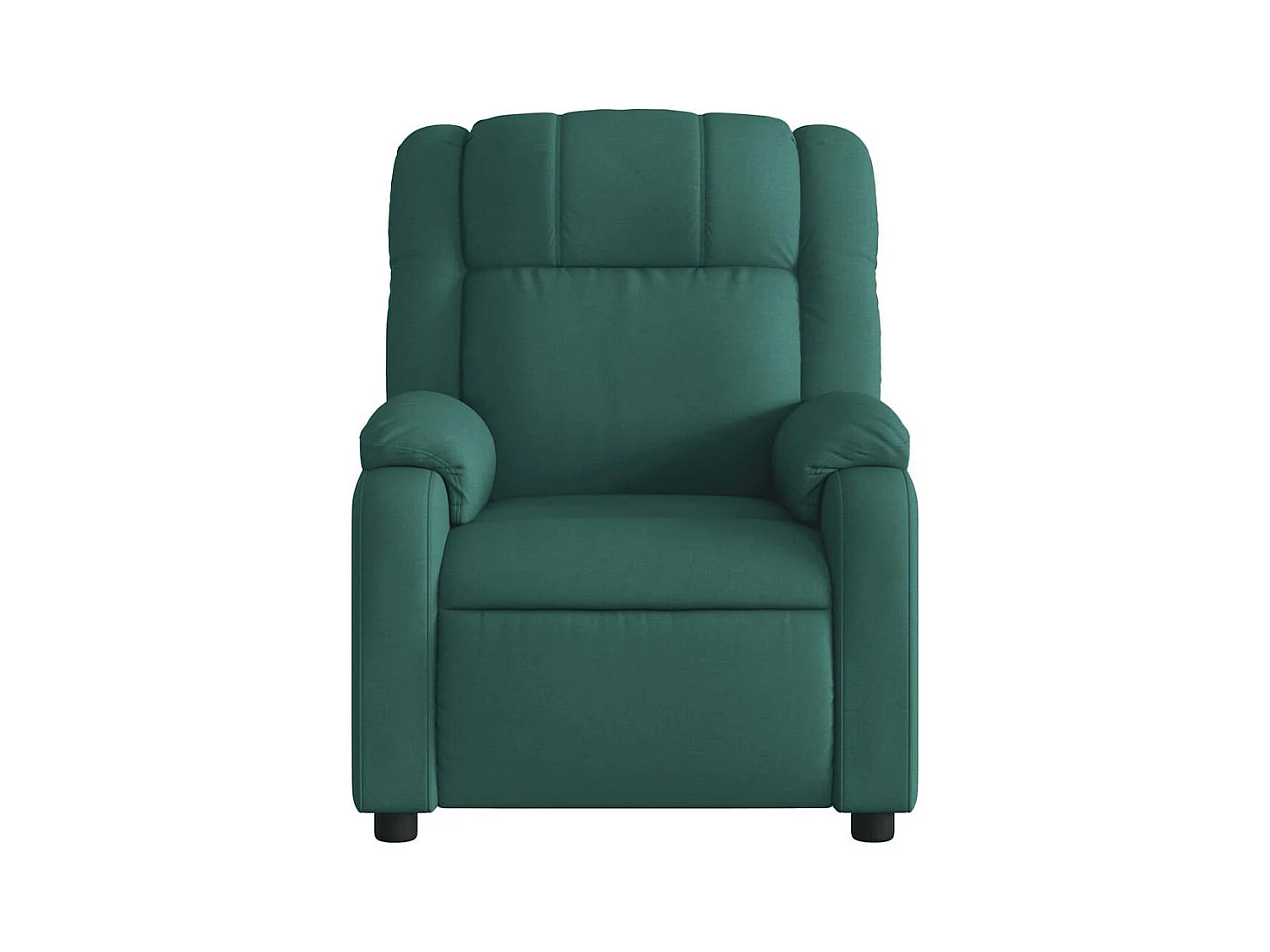 Fauteuil inclinable-Chaise de relax-Fauteuil de Massage Vert foncé Tissu SHL2521