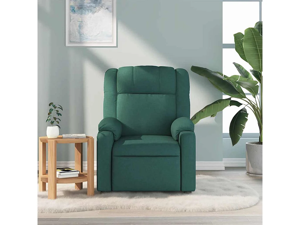 Relaxsessel | Massagesessel Dunkelgrün Stoff SHL86369