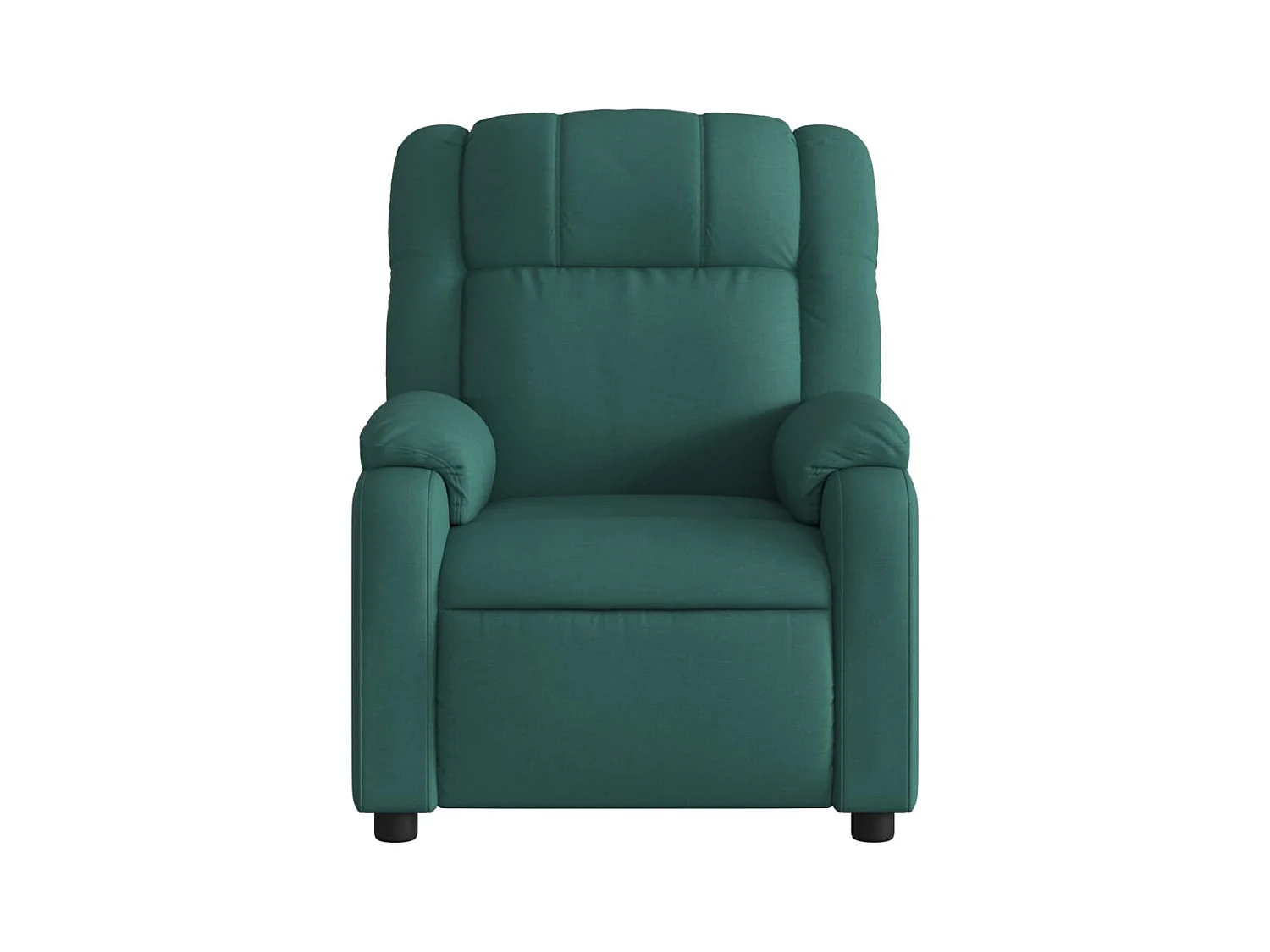 Fauteuil inclinable électrique-Chaise de relax-Fauteuil salon Vert foncé Tissu SHL4806
