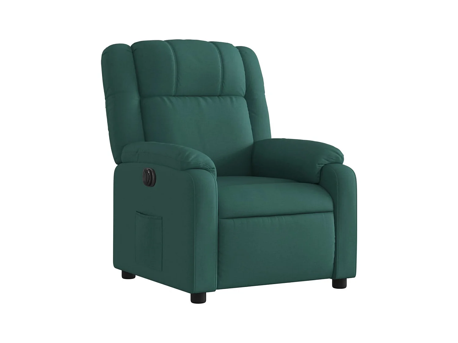 Sillón de relax | Silla | Sillón reclinable eléctrico tela verde oscuro SHL4819