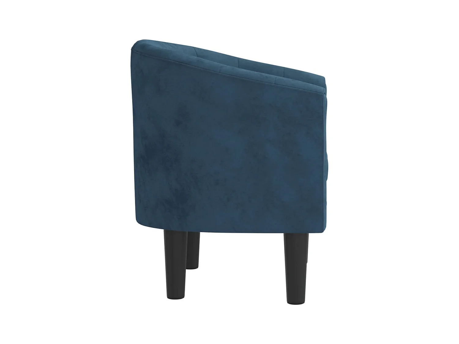 Sillón de salón | Silla de relax | Sillón de terciopelo azul oscuro SHL9202