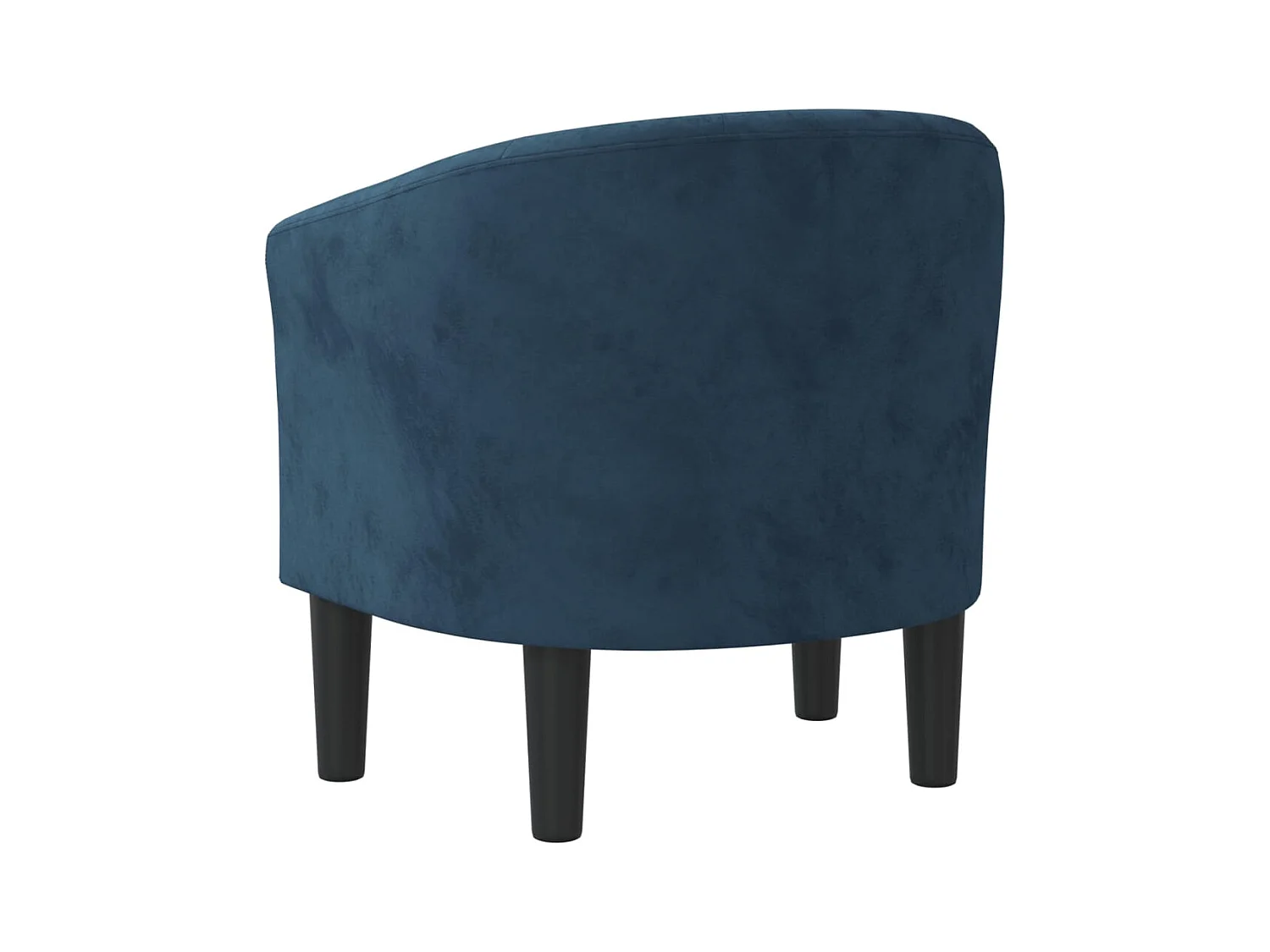 Sillón de salón | Silla de relax | Sillón de terciopelo azul oscuro SHL9202