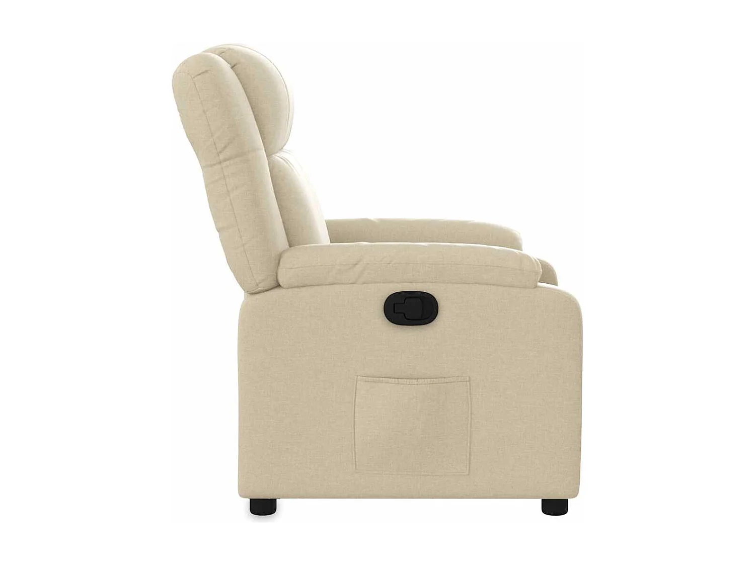 Relaxsessel | Lounge Sessel für Wohnzimmer Creme Stoff SHL33457