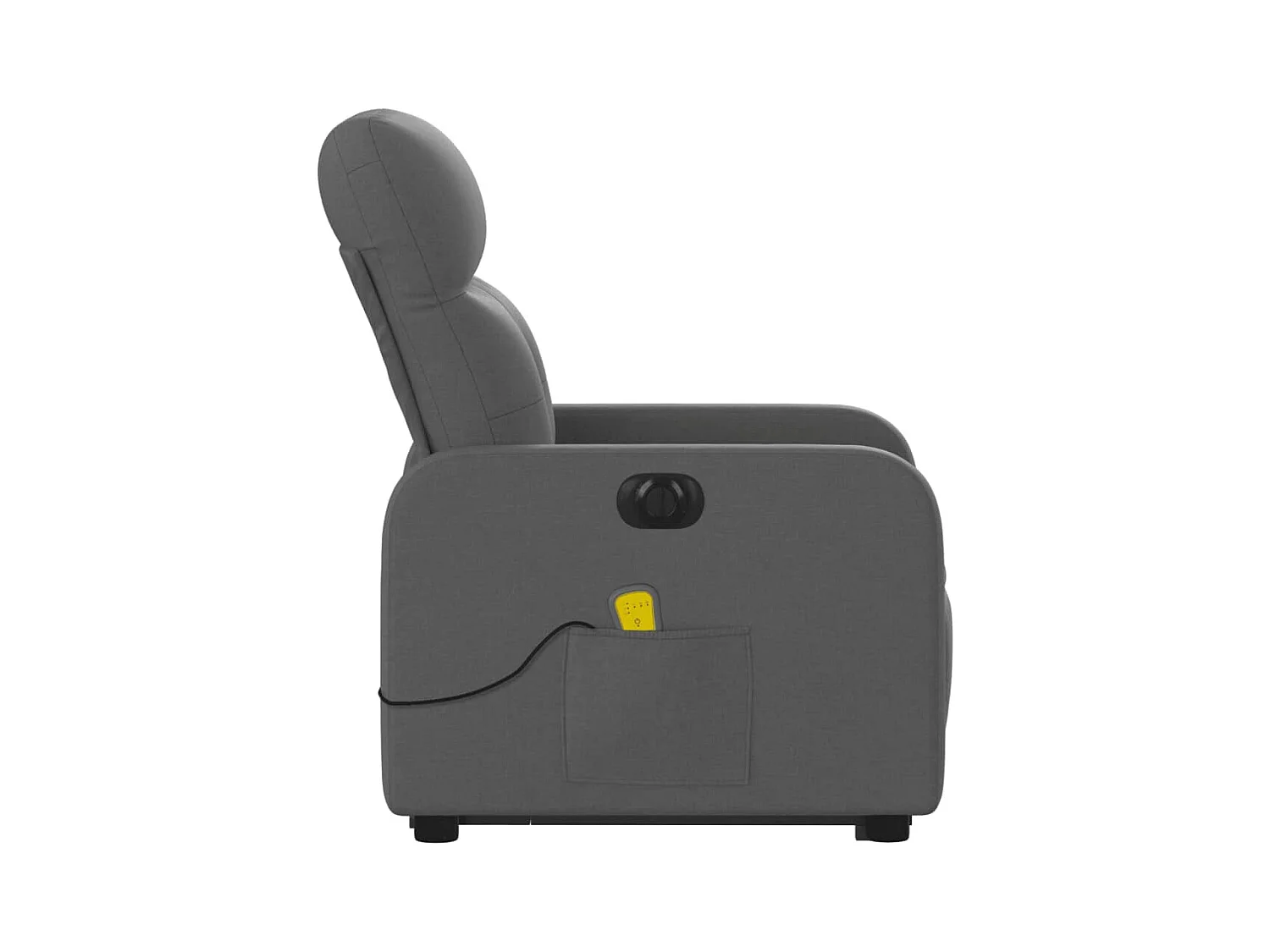 Sillón de salón | Silla | Sillón de masaje eléctrico reclinable elevable tela gris oscuro SHL5488