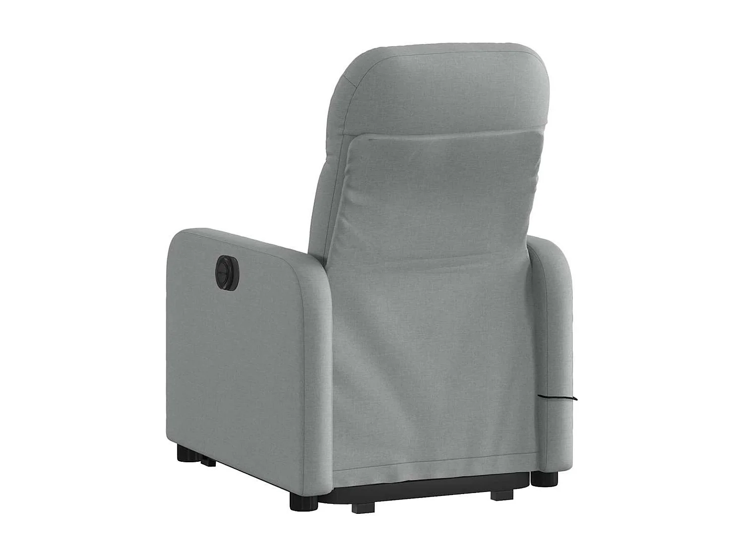 Fauteuil inclinable électrique-Chaise de relax-Fauteuil de Massage Gris clair Tissu SHL3829