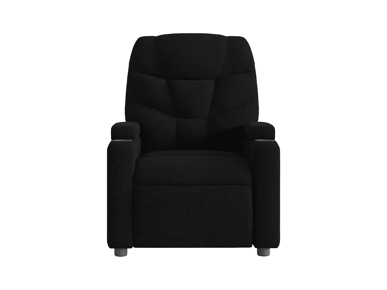 Sillón de relax | Silla | Sillón reclinable de tela negro SHL4225