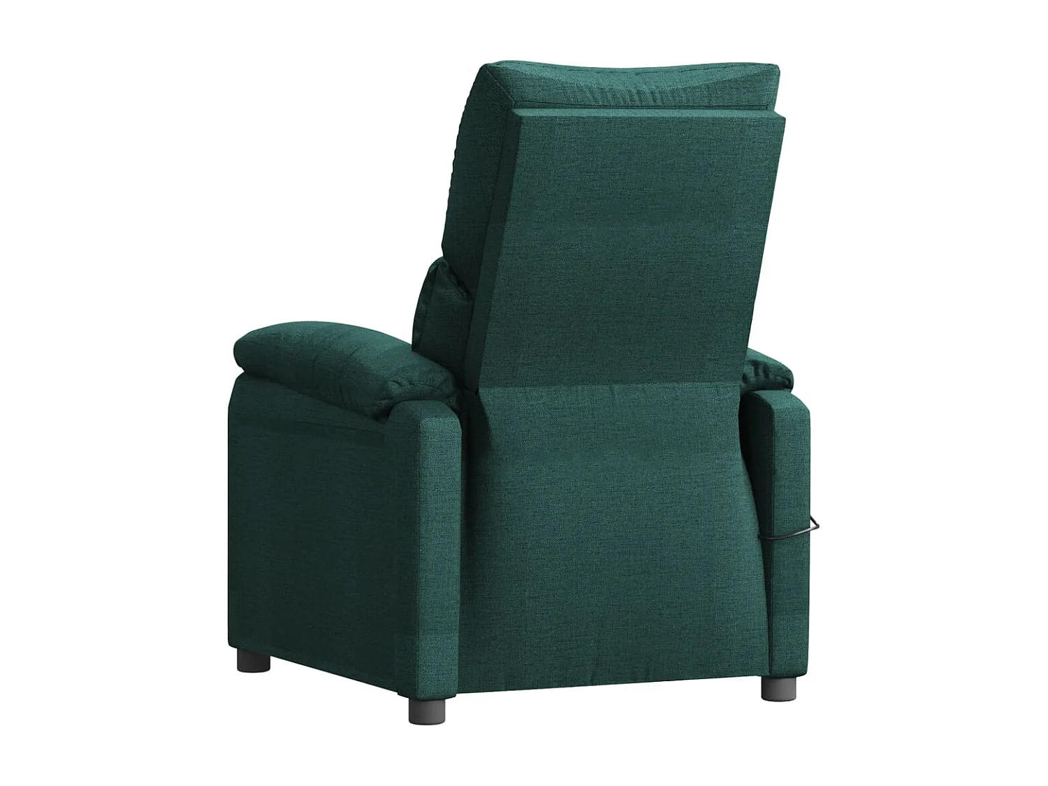 Fauteuil inclinable électrique-Chaise de relax-Fauteuil salon Vert foncé Tissu SHL5289