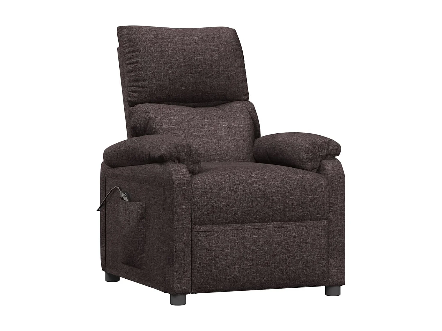 Sillón de relax | Silla | Sillón reclinable eléctrico tela marrón oscuro SHL5374