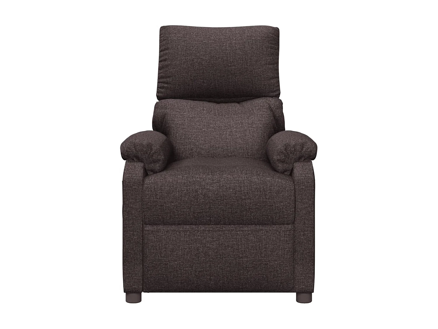 Sillón de relax | Silla | Sillón reclinable eléctrico tela marrón oscuro SHL5374
