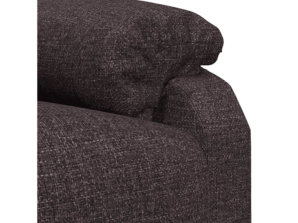 Sillón de relax | Silla | Sillón reclinable eléctrico tela marrón oscuro SHL5374